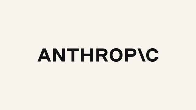 Logo Anthropic trên nền sáng