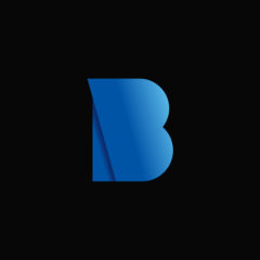 Logo BioWare trên nền đen.