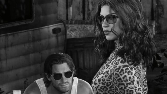Lucia và Jason trong hình ảnh quảng bá Grand Theft Auto VI