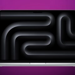 MacBook Pro hiện tại với màn hình và bàn phím