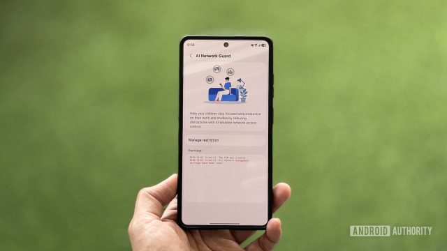 Màn hình AI Network Guard trên điện thoại Galaxy chạy One UI 9