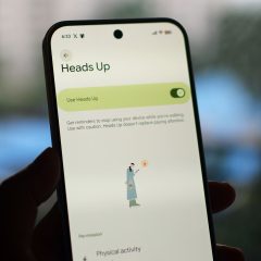 Màn hình cài đặt Heads Up trong Digital Wellbeing trên điện thoại