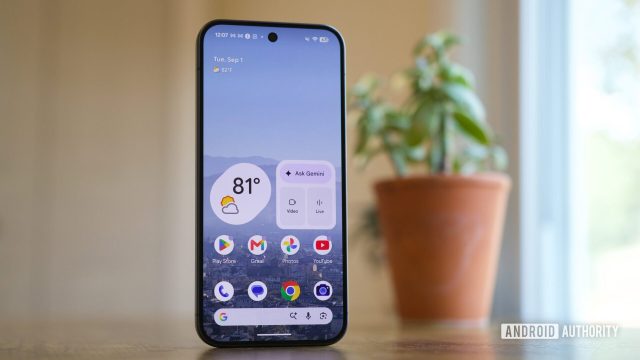 Màn hình chính trên Google Pixel 11 Pro XL