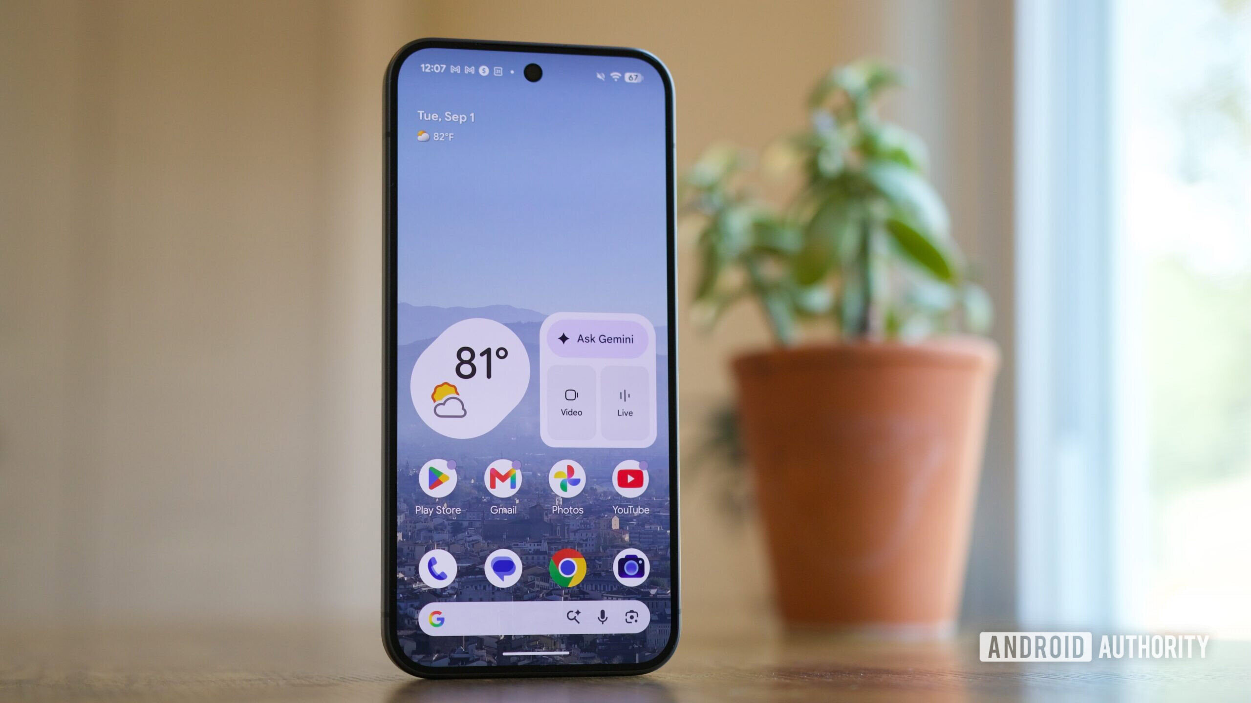 Màn hình chính trên Google Pixel 11 Pro XL
