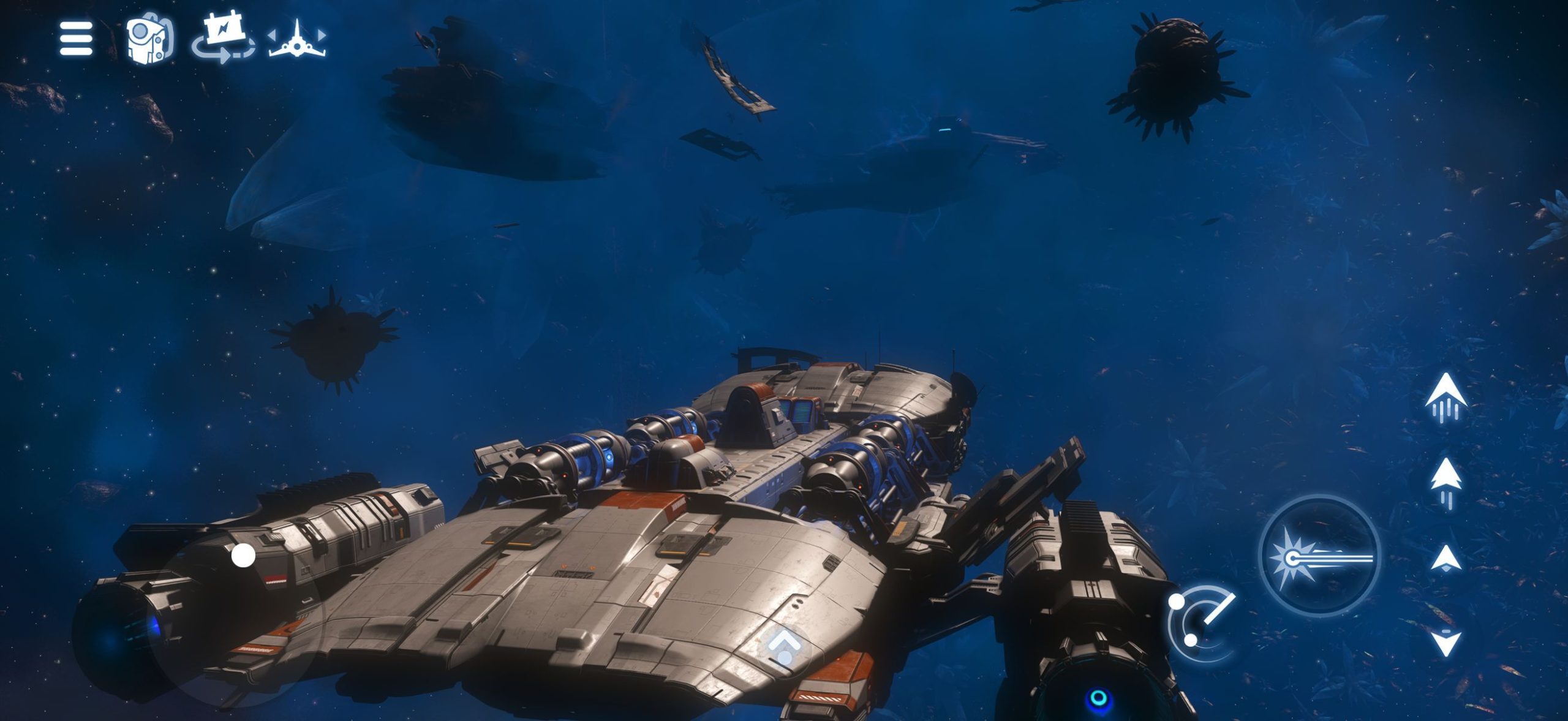 Màn hình game No Man’s Sky trên iPhone