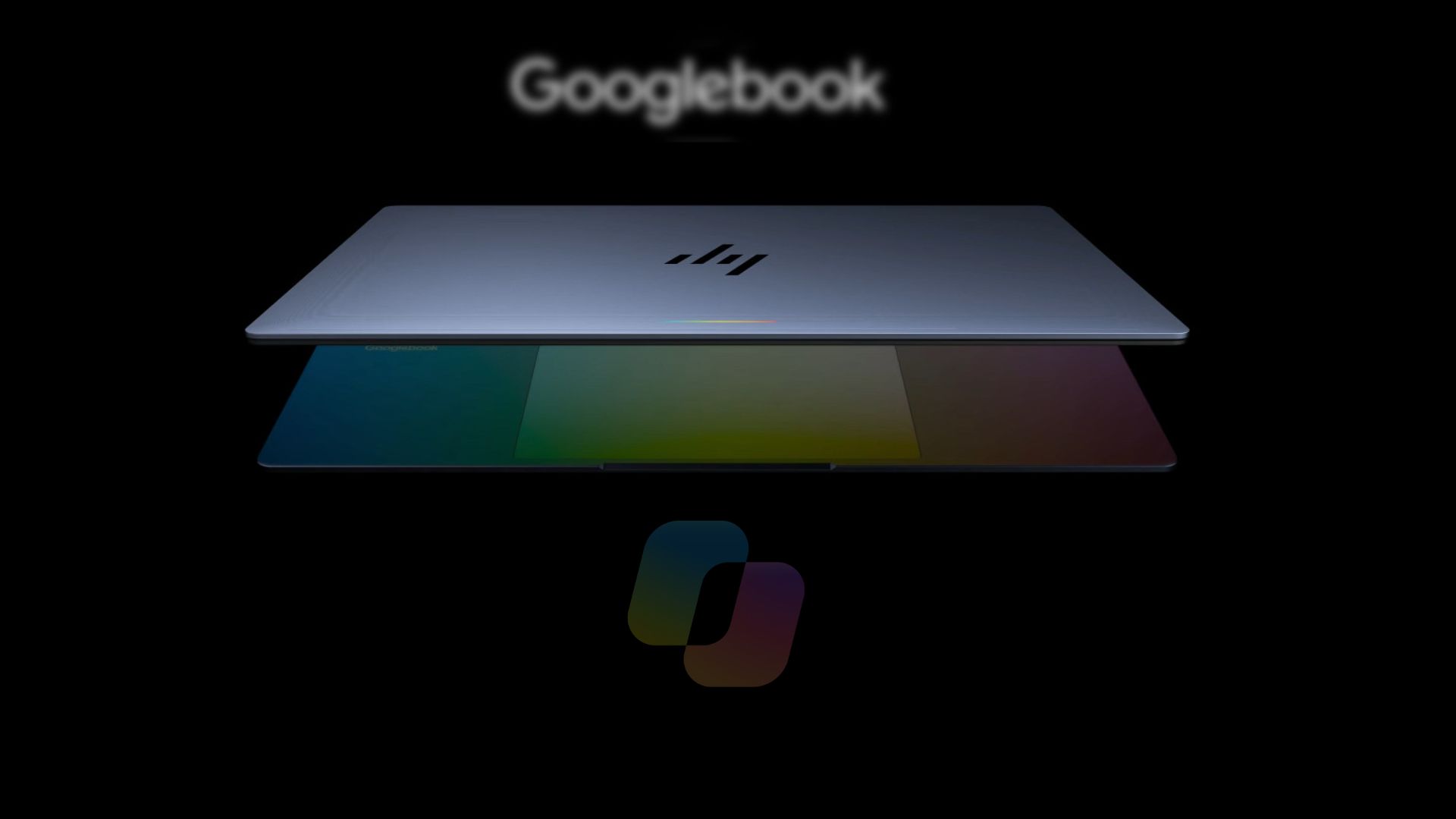 Màn hình và bàn phím của laptop Googlebook