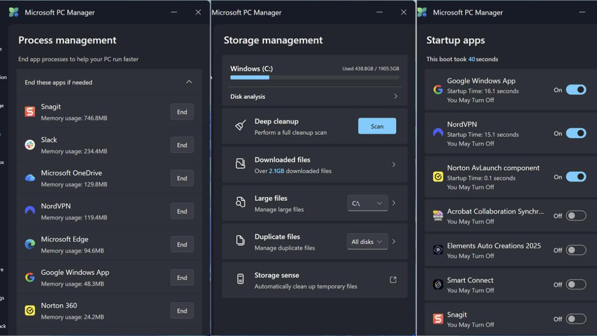 Manage other processes