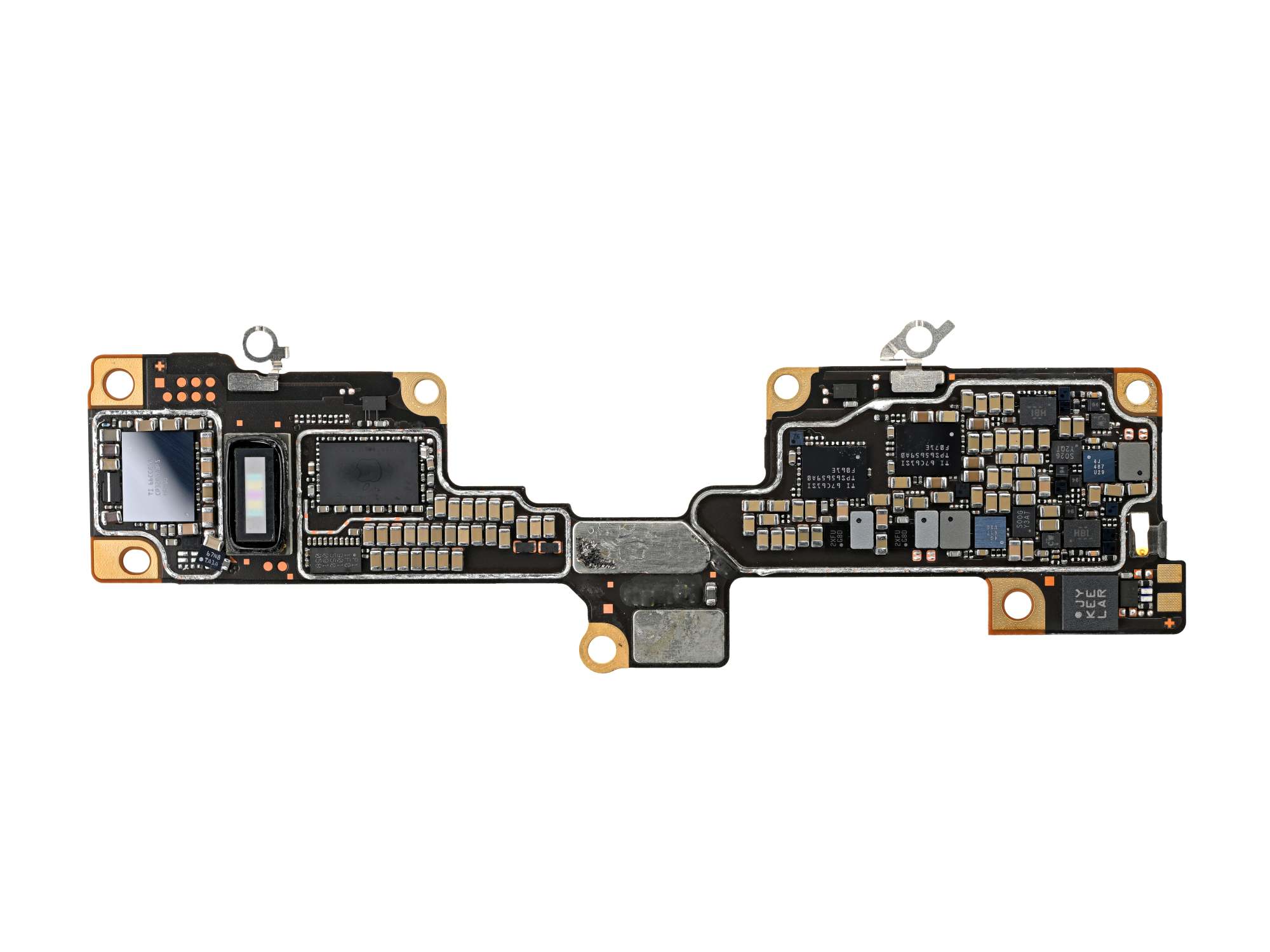 Một mặt bo mạch phụ I/O iPhone Duo