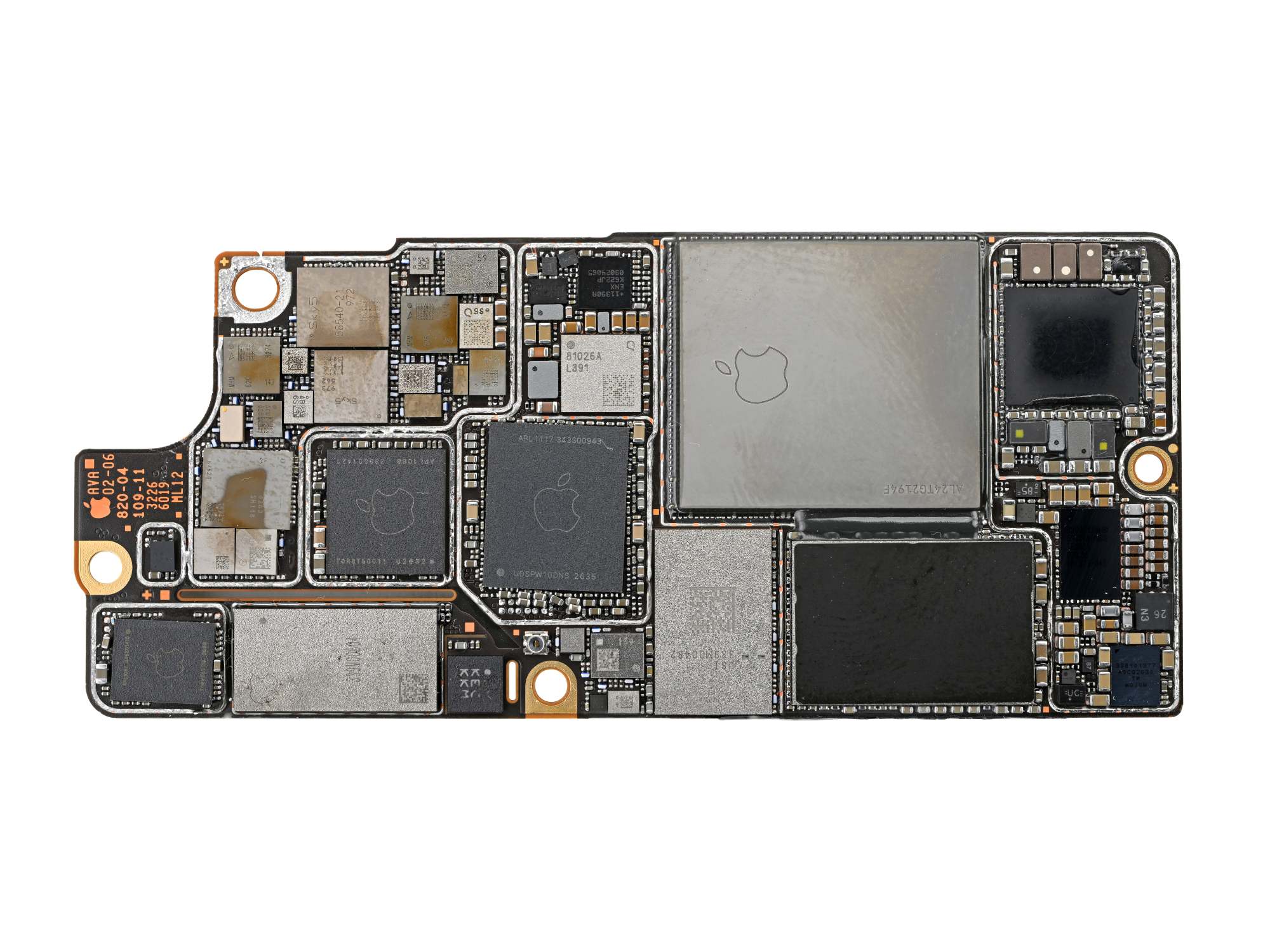 Mặt còn lại bo mạch chính iPhone Duo