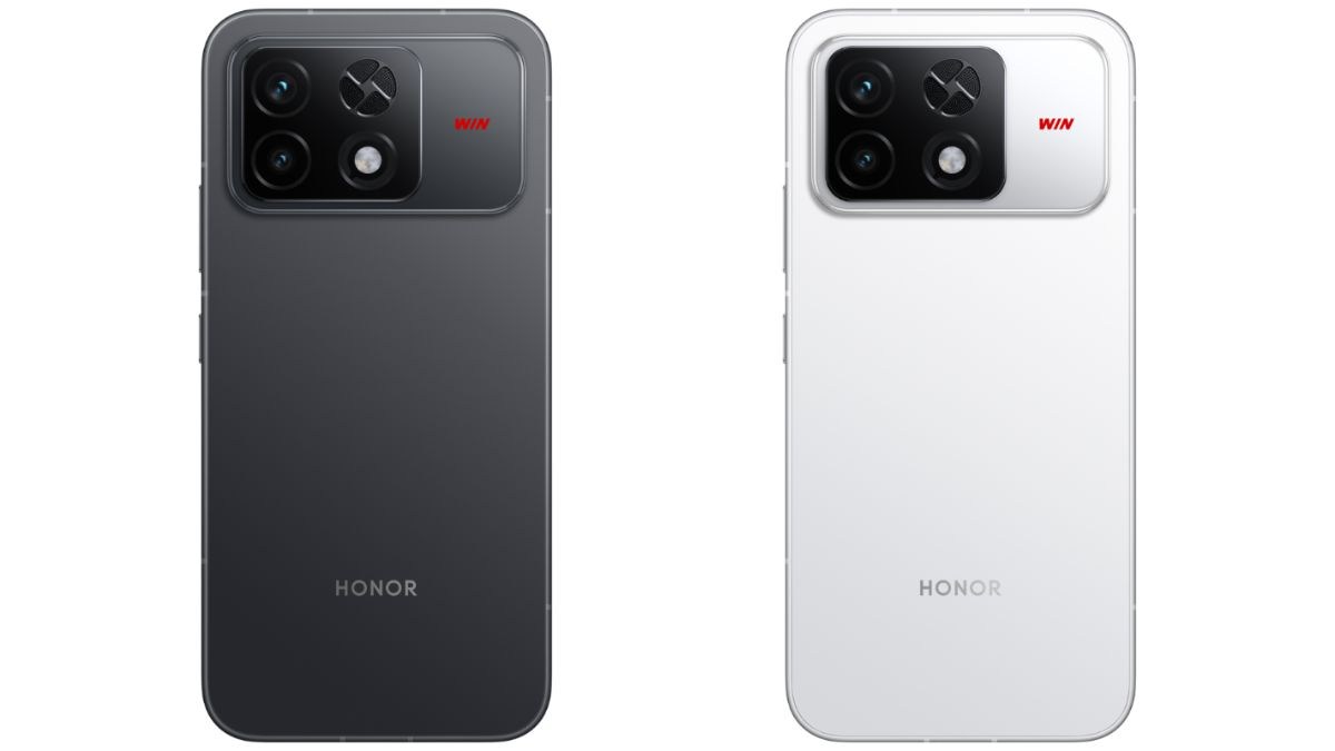 Mặt lưng Honor Win2 màu đen và trắng