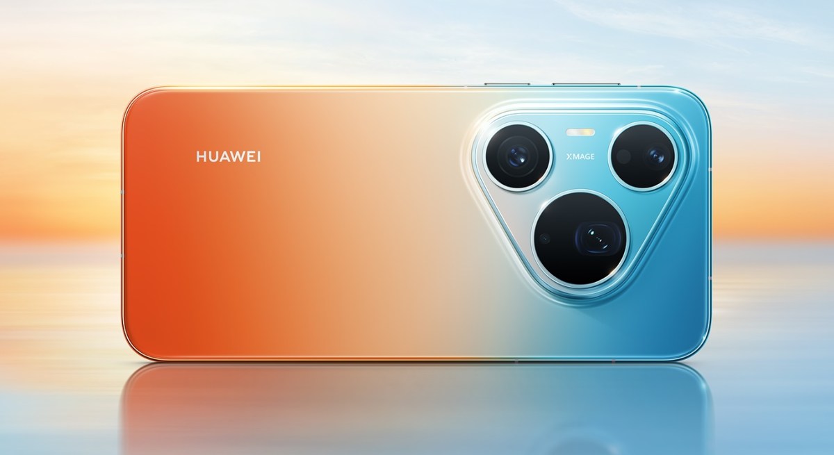 Mặt lưng Huawei Pura 90 Pro Max với cụm camera tam giác