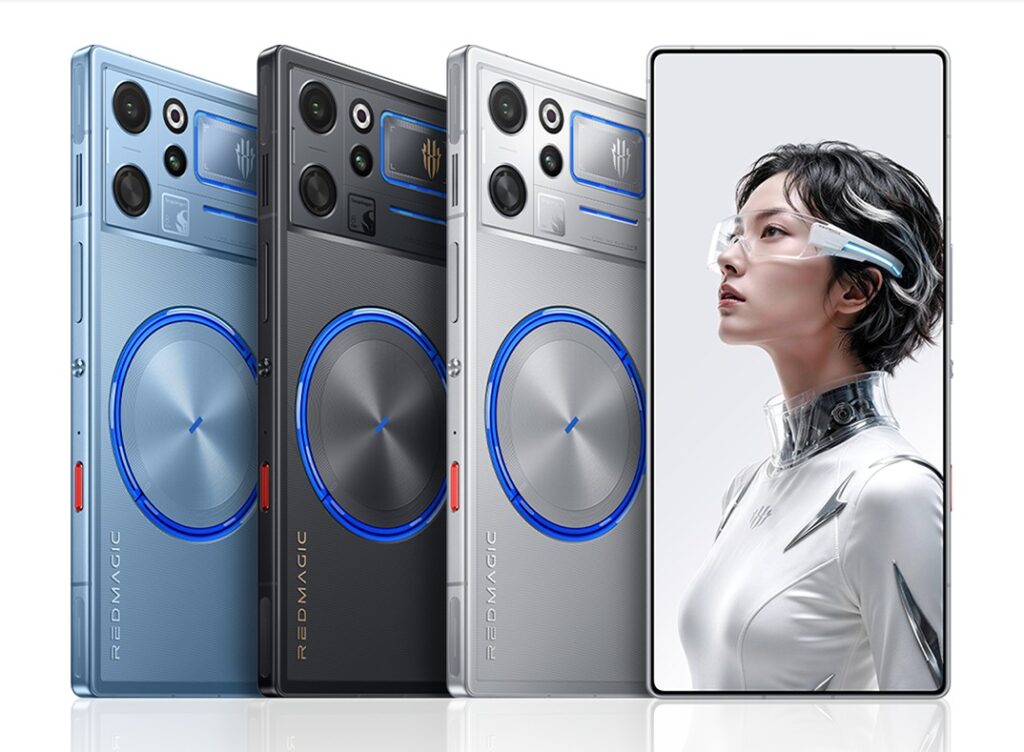 Mặt lưng REDMAGIC 12 Pro+ với vòng tản nhiệt và thiết kế trong suốt