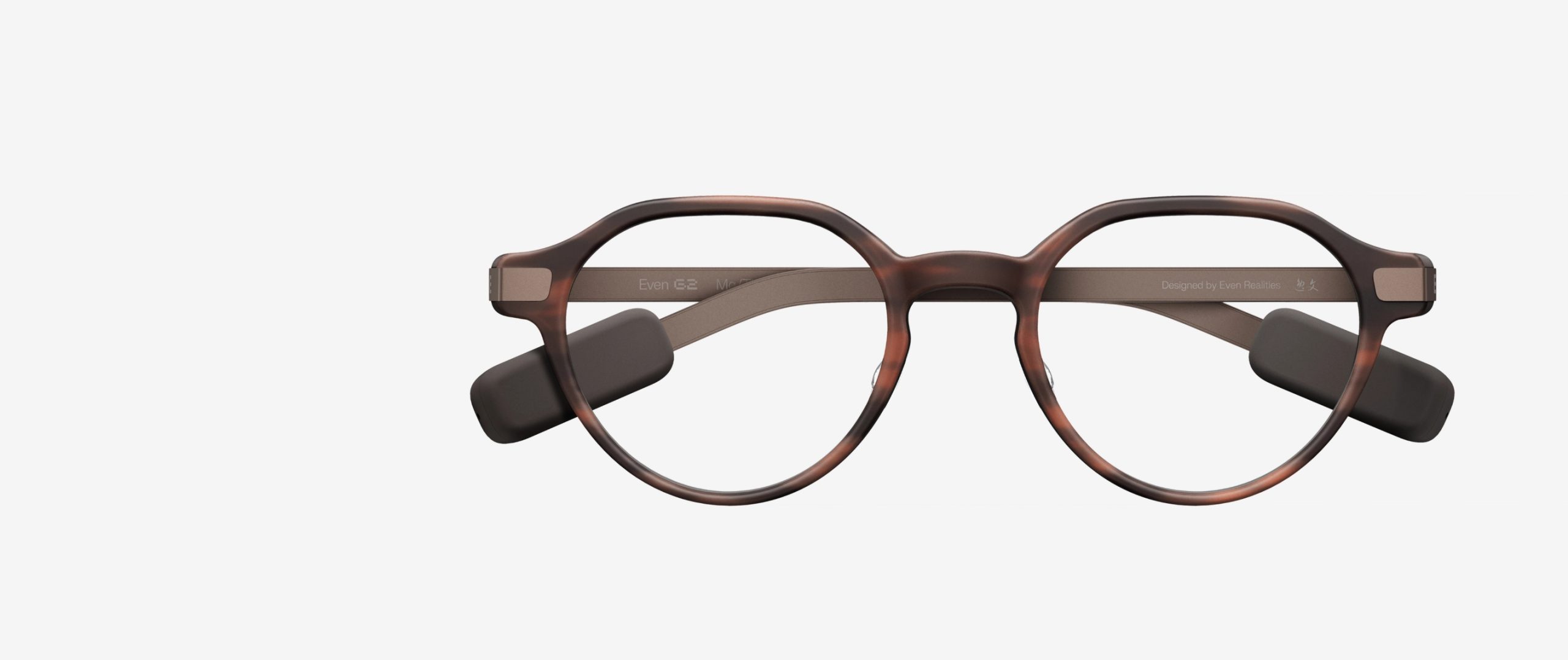 Mặt trước gọng kính Brown 2