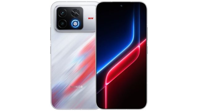 Mặt trước và mặt lưng Honor Win2