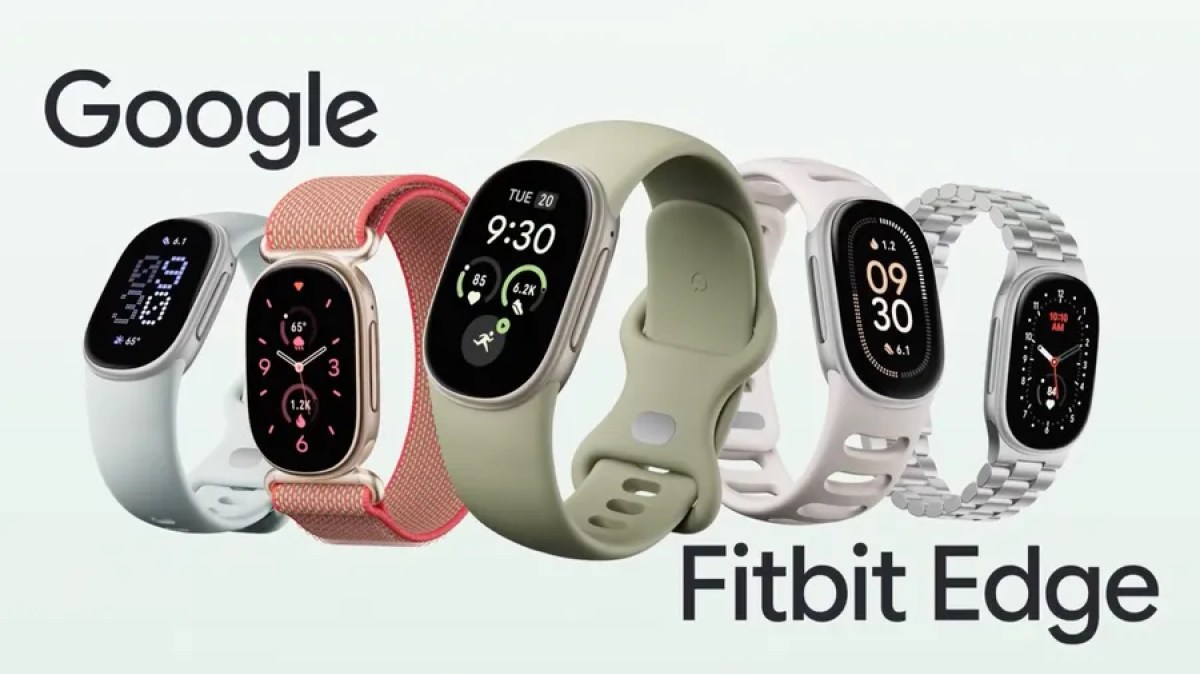 Các mẫu Fitbit Edge với dây và mặt đồng hồ khác nhau