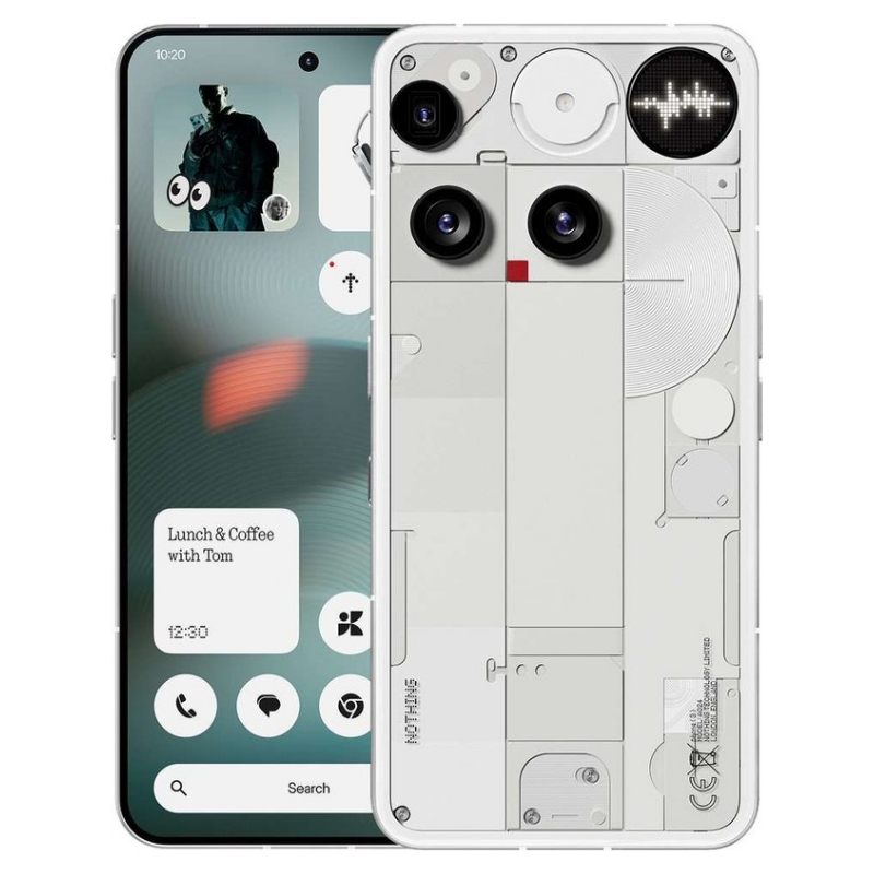 Mẫu Nothing Phone (3) phiên bản màu trắng