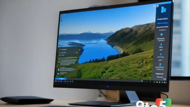 Máy tính để bàn chạy giao diện Windows 11