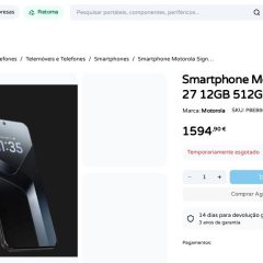 MegaPC niêm yết Motorola Signature 27 bản 12GB 512GB giá 1.594,90 EUR