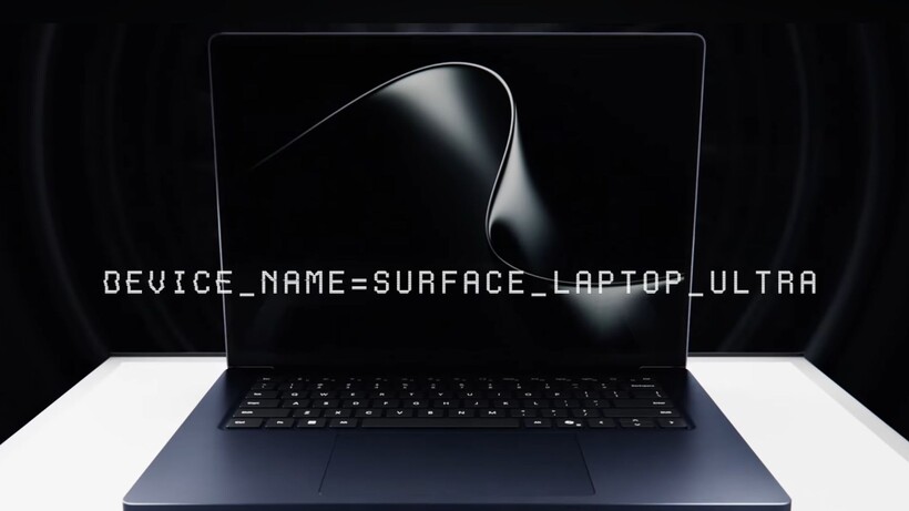 Thiết kế thực tế Microsoft Surface Laptop Ultra chạy chip RTX Spark