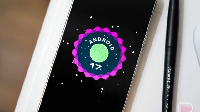 Minh họa Android 17 trên điện thoại Pixel