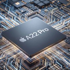 Ảnh minh họa chip Apple A22 Pro trên bo mạch