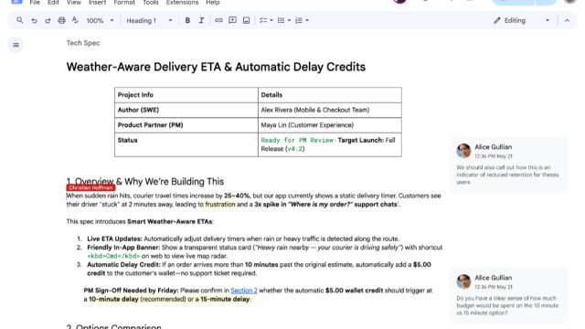 Minh họa Google Docs và Drive hỗ trợ tệp Markdown