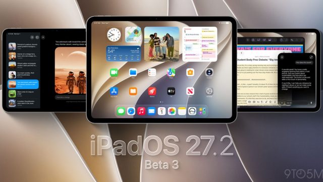 Hình minh họa iPadOS 27.2 beta 3