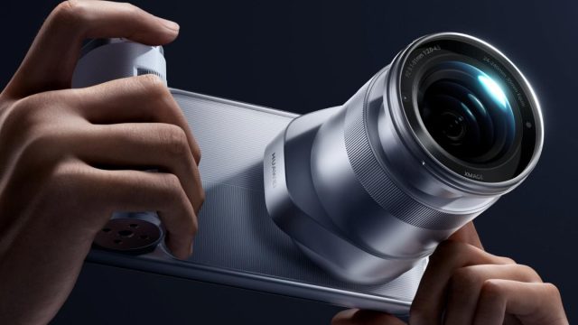 Module camera Ruiying Z10 gắn với điện thoại Huawei Mate 90