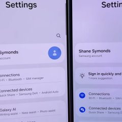 Mục Connected devices trong phần Settings trên điện thoại Samsung Galaxy S25 FE.