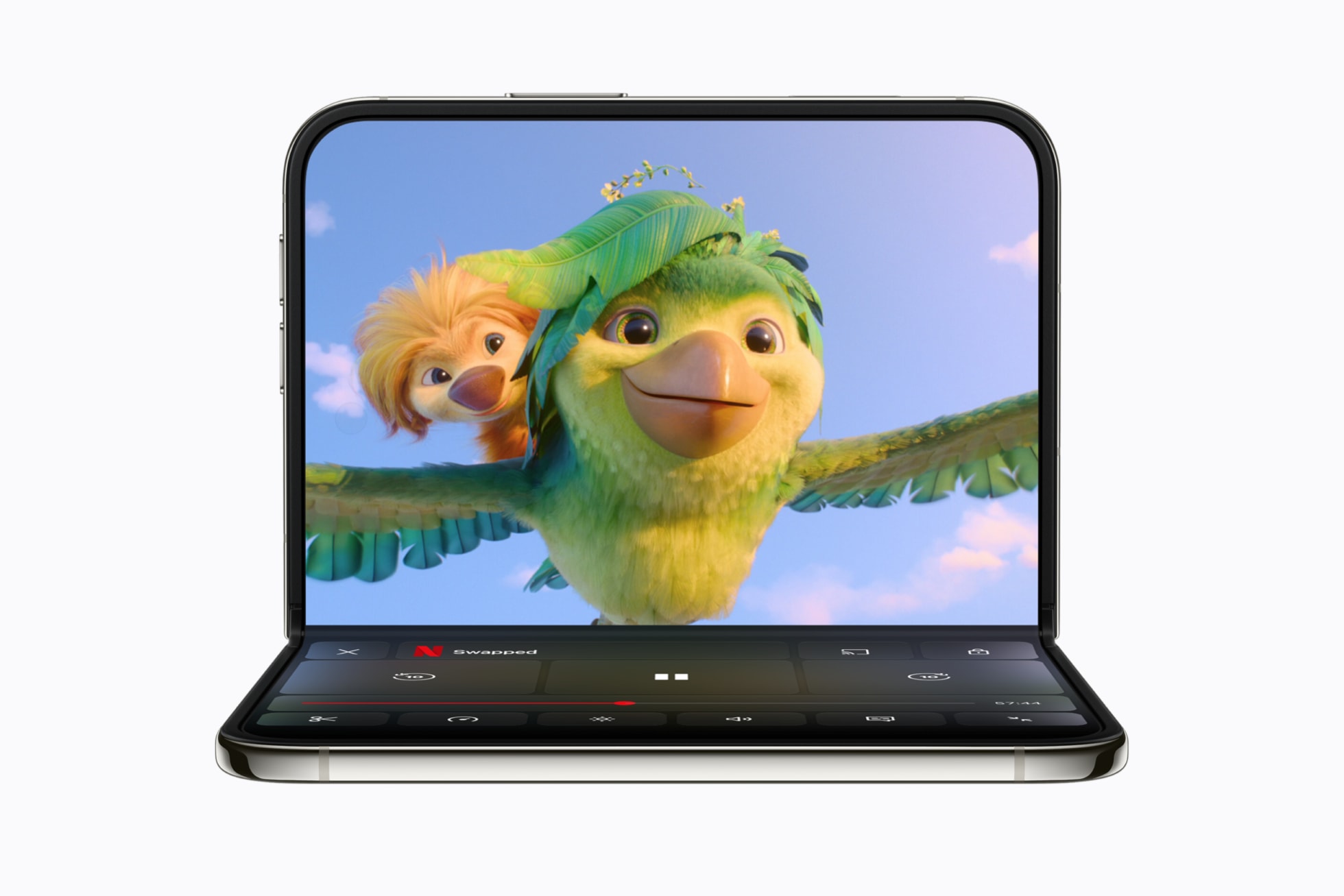Netflix phát video trên màn hình trong của iPhone Duo