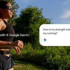 Người chạy bộ bên giao diện Strava kết nối với Google Gemini