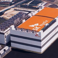 Nhà máy sản xuất bán dẫn của SK hynix tại Hàn Quốc, nhìn từ trên cao