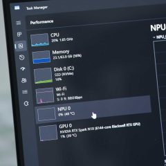 NPU NVIDIA xuất hiện trong Task Manager trên laptop RTX Spark