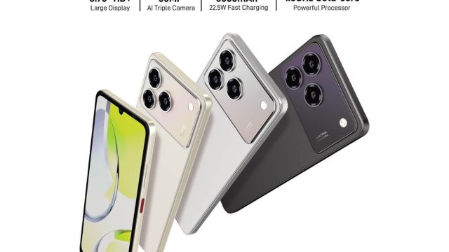 Nubia A76 4G với màn hình và ba tùy chọn màu sắc