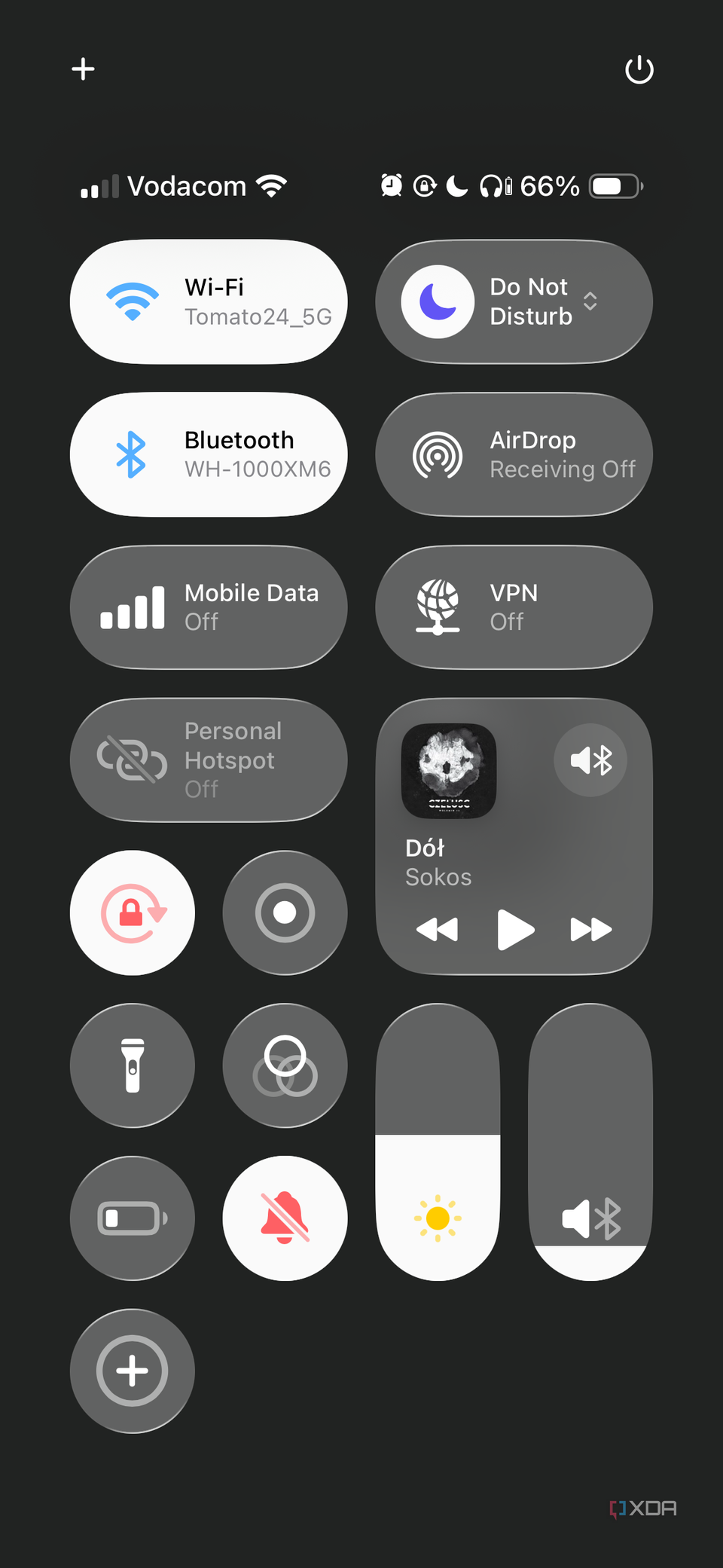 Nút Quick Note trong Trung tâm điều khiển iOS