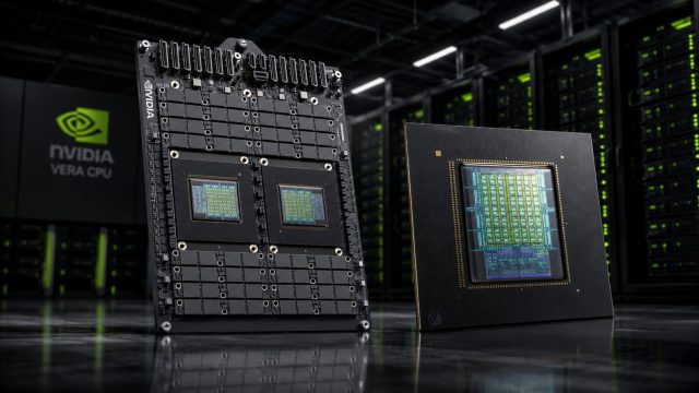 NVIDIA Vera CPU và bo mạch máy chủ trong trung tâm dữ liệu