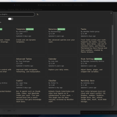 Obsidian plugin library