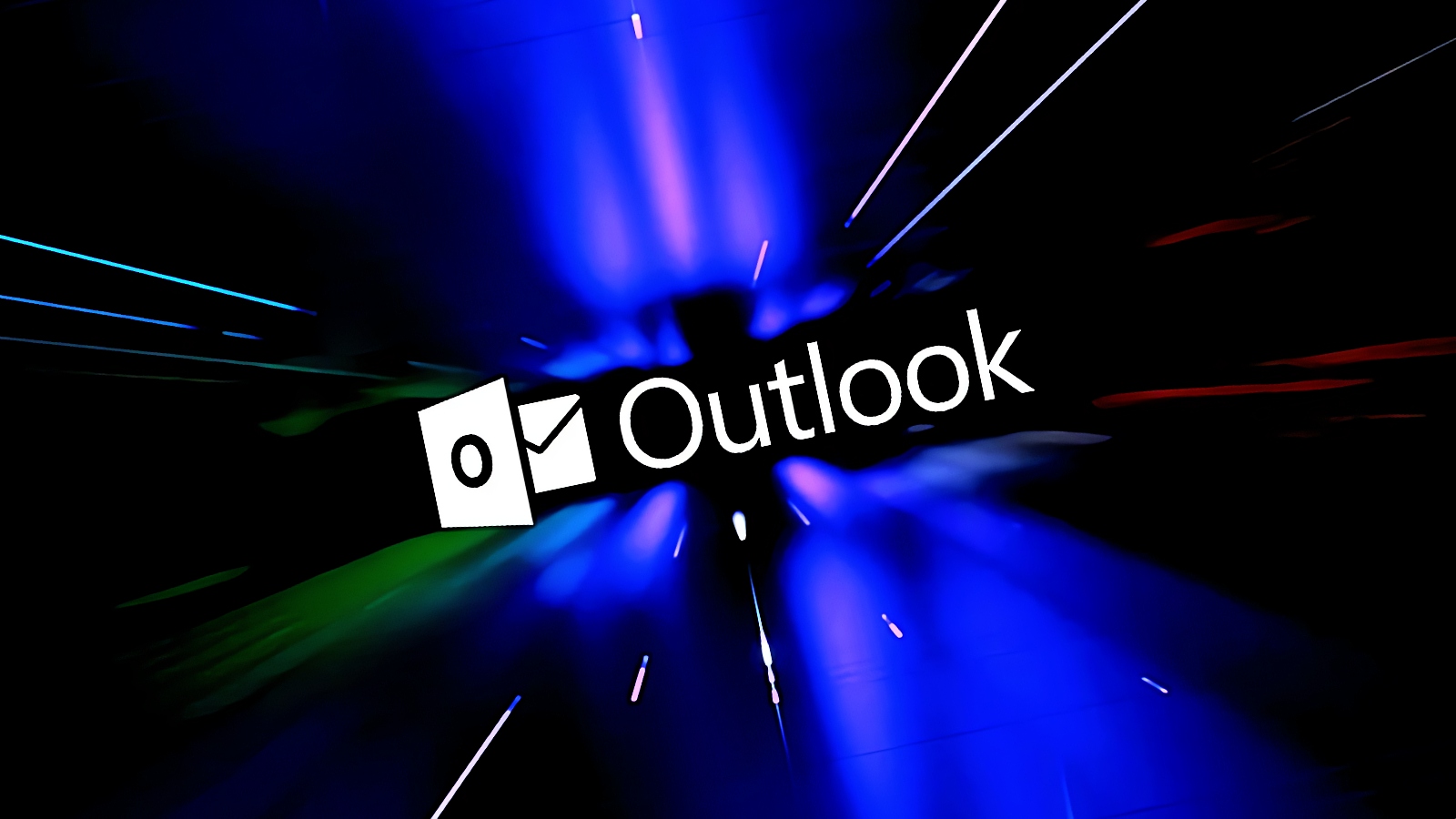 Outlook trên nền tối