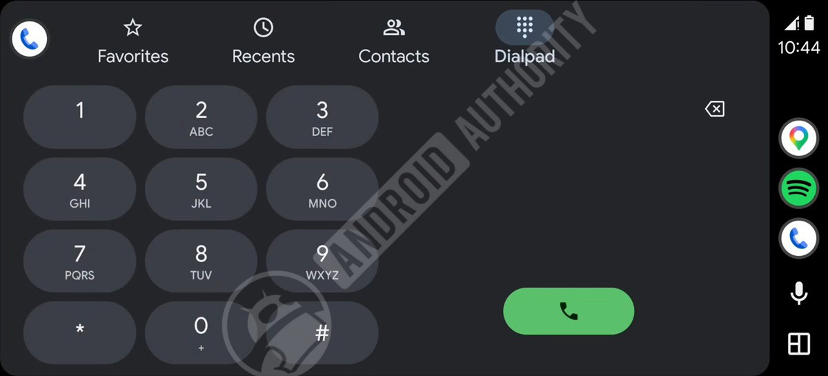 Bàn phím quay số Android Auto mới theo phong cách Material 3 Expressive