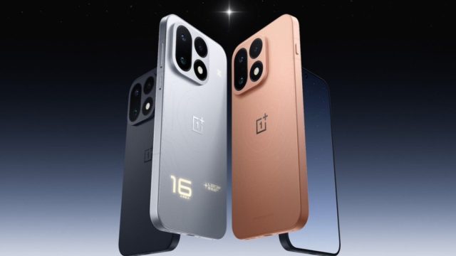 Các phối màu OnePlus 16, nhìn từ mặt lưng