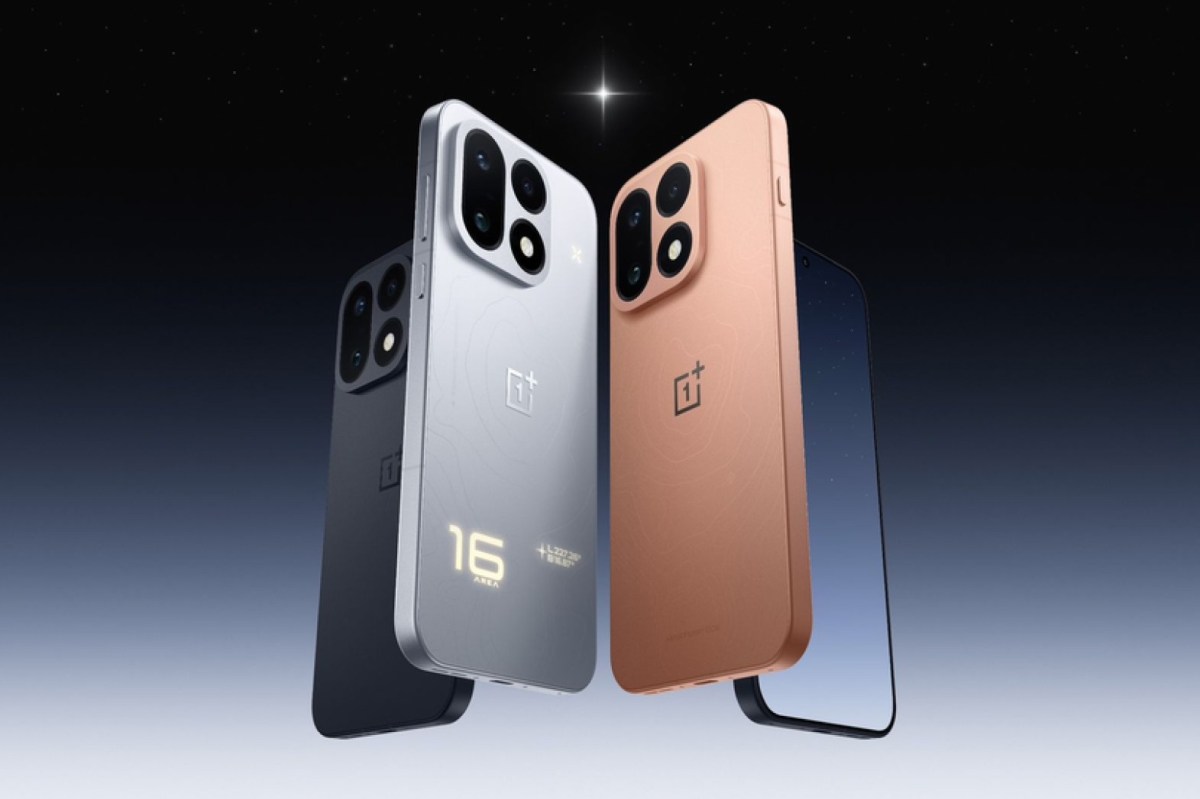 Các phối màu OnePlus 16, nhìn từ mặt lưng
