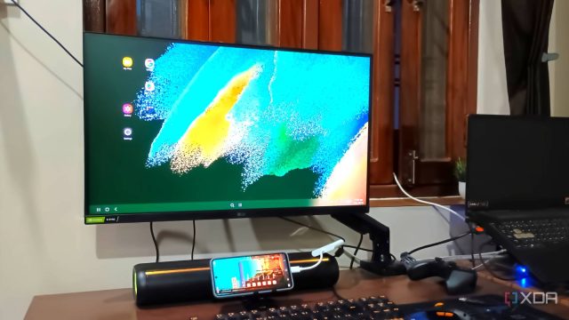 photo of samsung dex pc