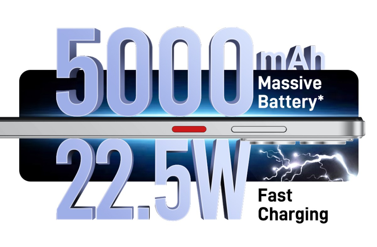 Pin 5.000mAh và sạc 22,5W trên nubia A76 4G