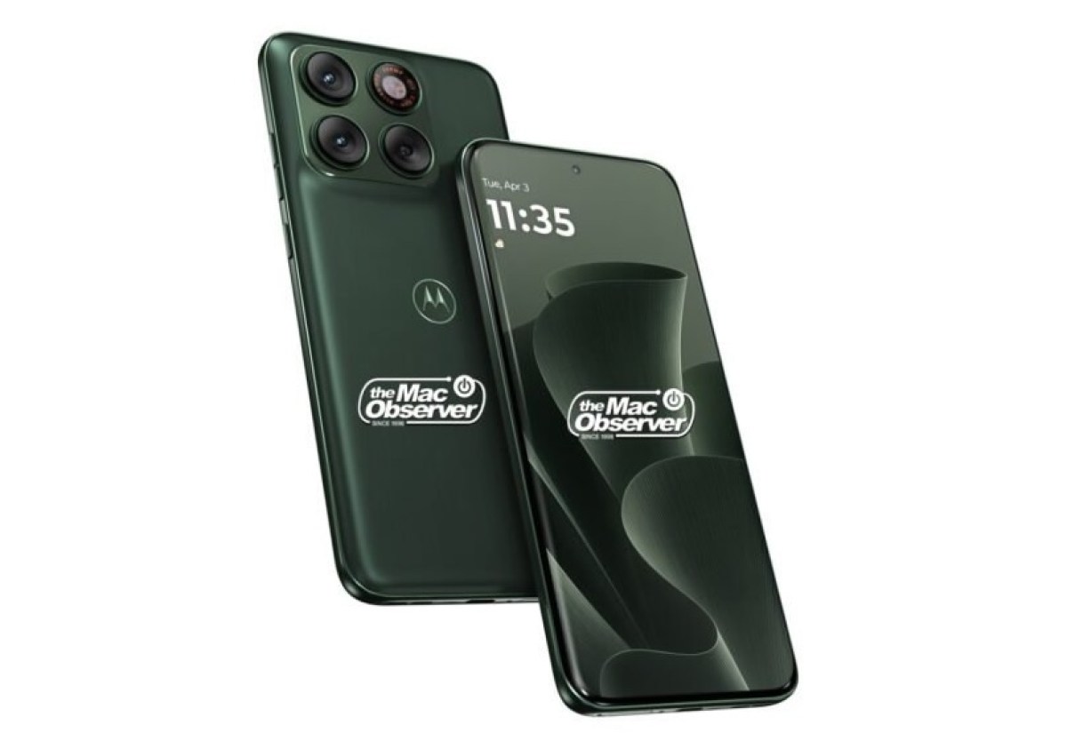 Ảnh render rò rỉ Motorola Edge 70 Neo mặt trước và mặt sau
