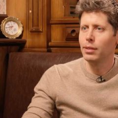Sam Altman trong buổi phỏng vấn podcast Cheeky Pint