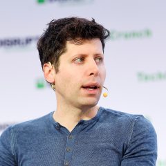 Sam Altman tại sự kiện TechCrunch ở San Francisco năm 2019