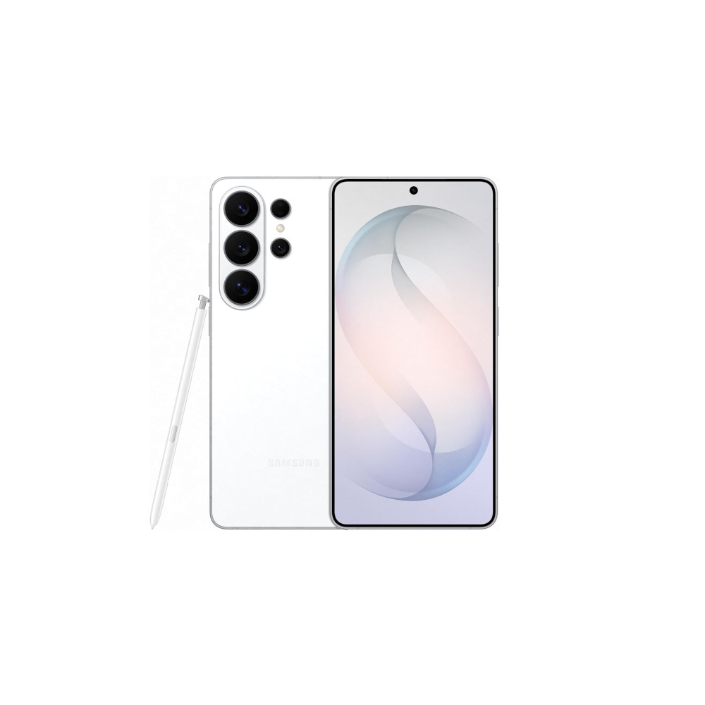 Samsung Galaxy S26 Ultra màu trắng và bút S Pen