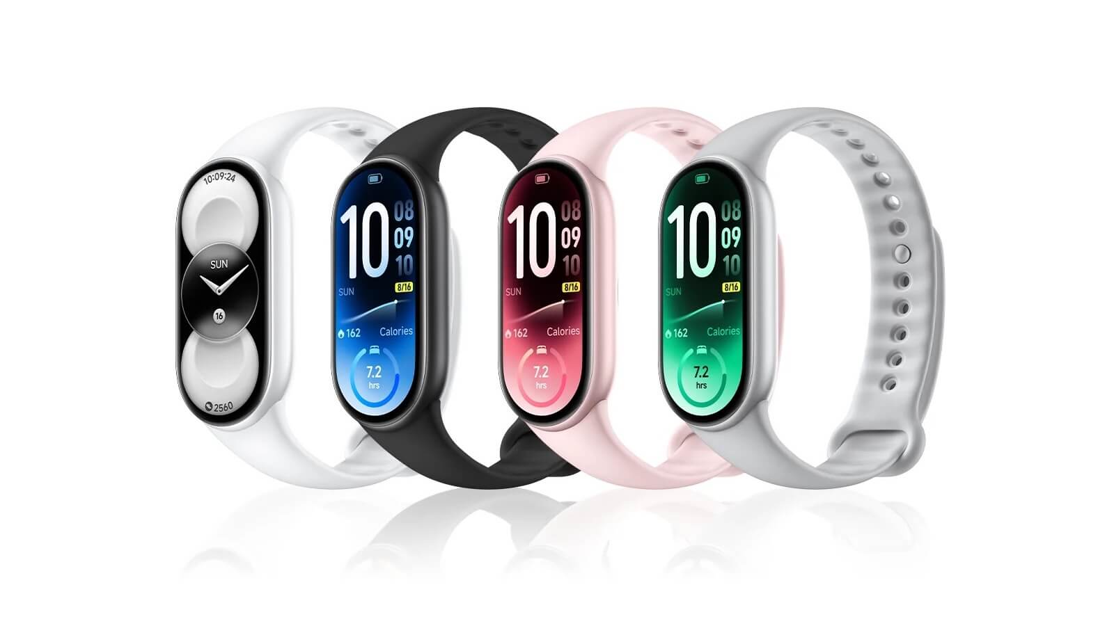 Smart Band 11 nhiều màu nhìn từ phía trước