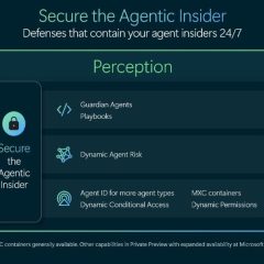 Sơ đồ Project Perception của Microsoft về bảo vệ AI agent