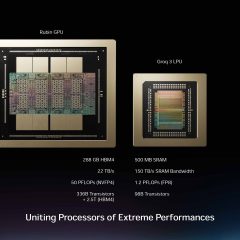 So sánh hình ảnh Rubin GPU và Groq 3 LPU cùng thông số bộ nhớ